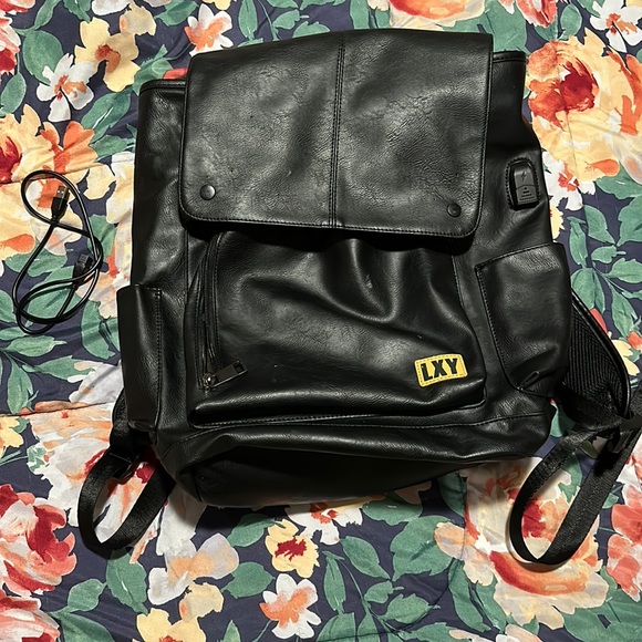 Leather Backpack - Picture 1 of 5